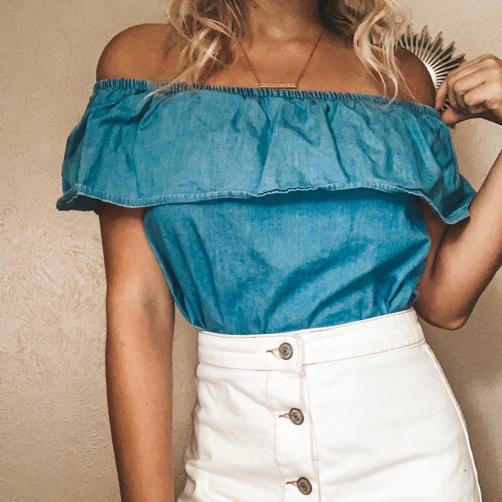 Denim Crop Top